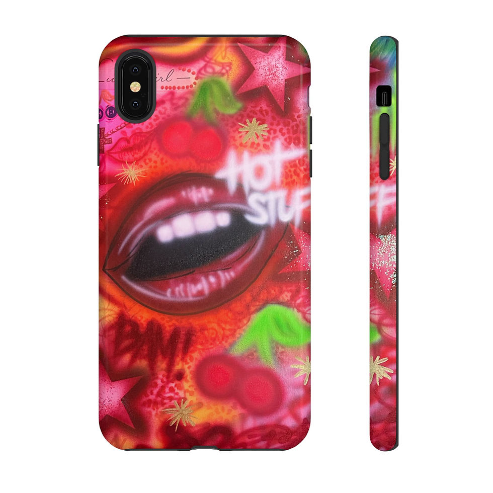 Thumbnail: "hot stuff" airbrush iPhone case