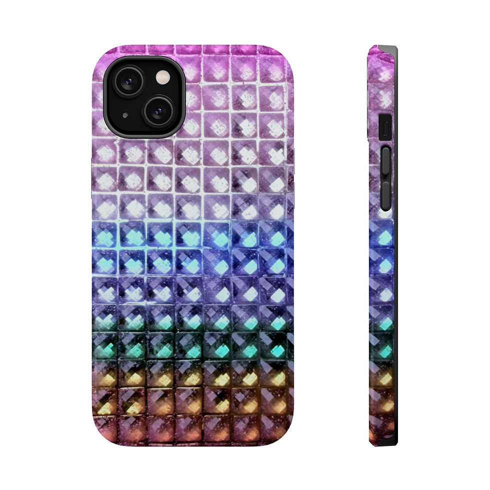 Thumbnail: MagSafe "multicolor studs" airbrush iPhone case 
