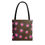 Thumbnail: "cherry mocha polka dot" airbrush tote bag