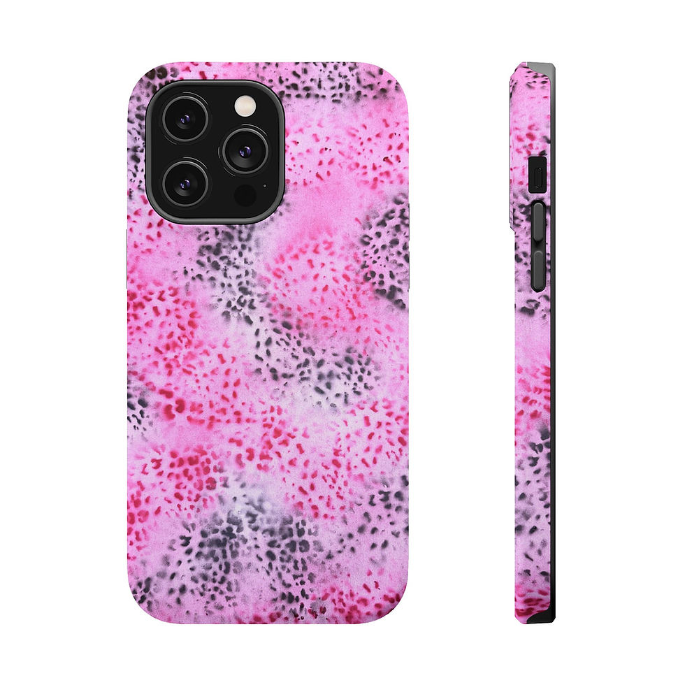Thumbnail: MagSafe "pink cheetah pt. 2" airbrush iPhone case