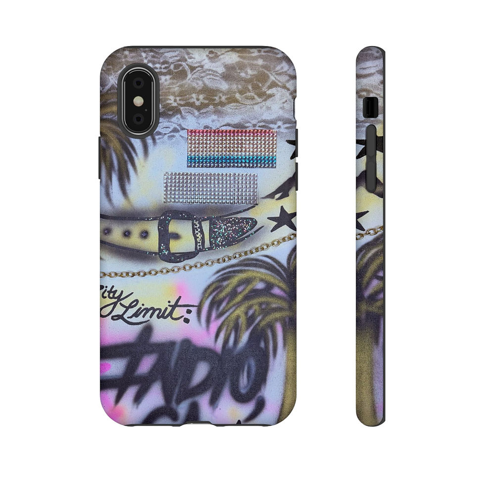 Thumbnail: "indio, ca" airbrush iPhone case