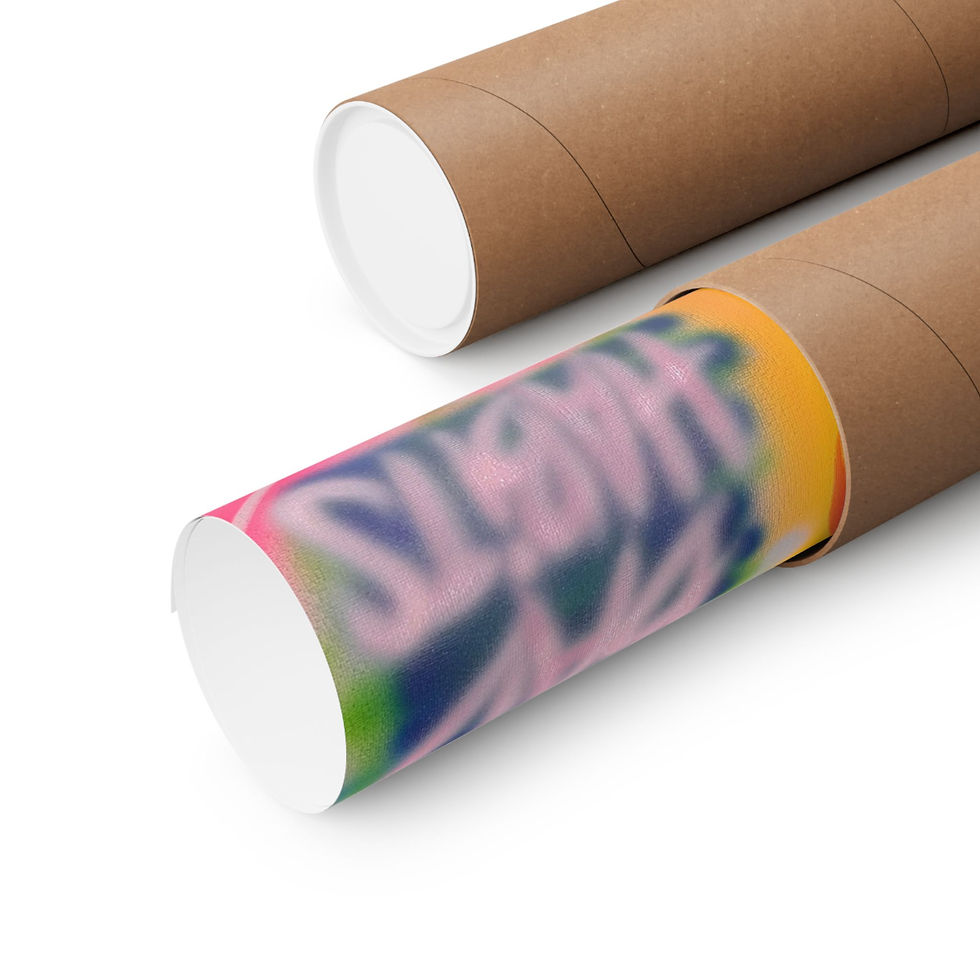 Thumbnail: "bad habits" airbrush horizontal print