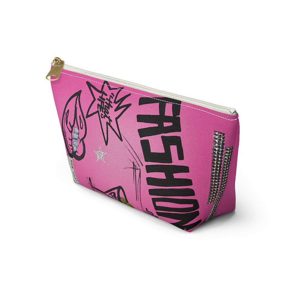 Thumbnail: "high fashion" airbrush makeup pouch