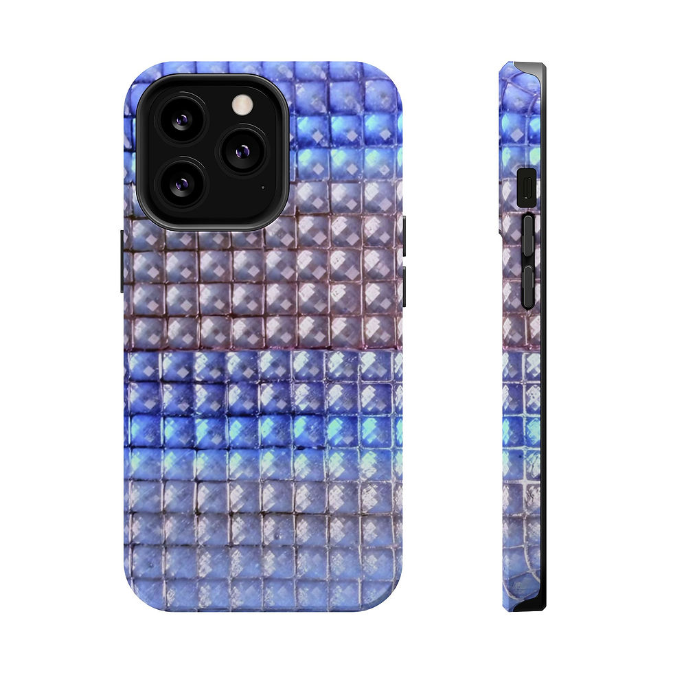 Thumbnail: MagSafe "blue studs" airbrush iPhone case 