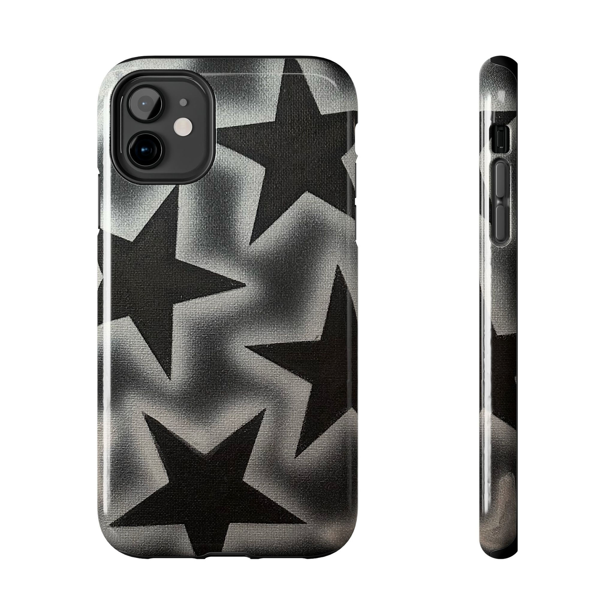 "chrome stars" airbrush iPhone case