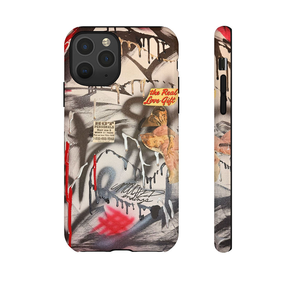 Thumbnail: "real love" airbrush iPhone case