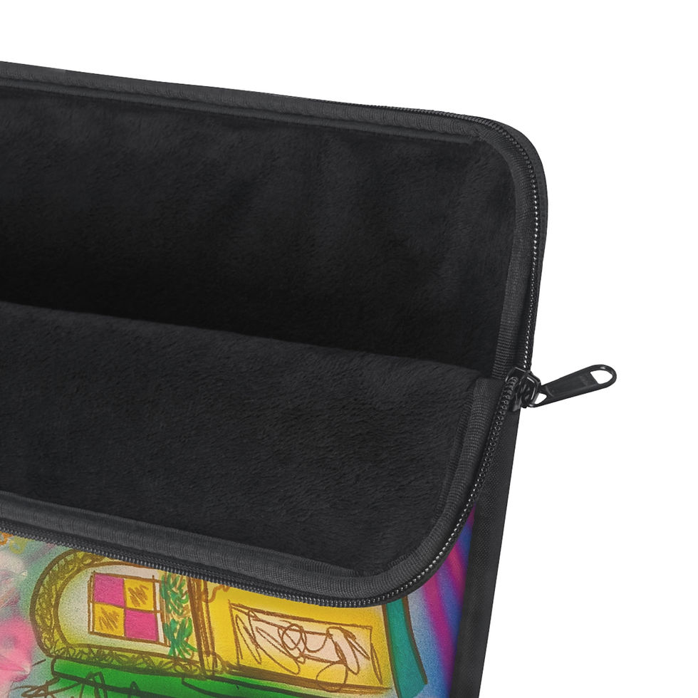 Thumbnail: "new orleans, la" airbrush laptop sleeve