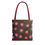 Thumbnail: "cherry mocha polka dot" airbrush tote bag