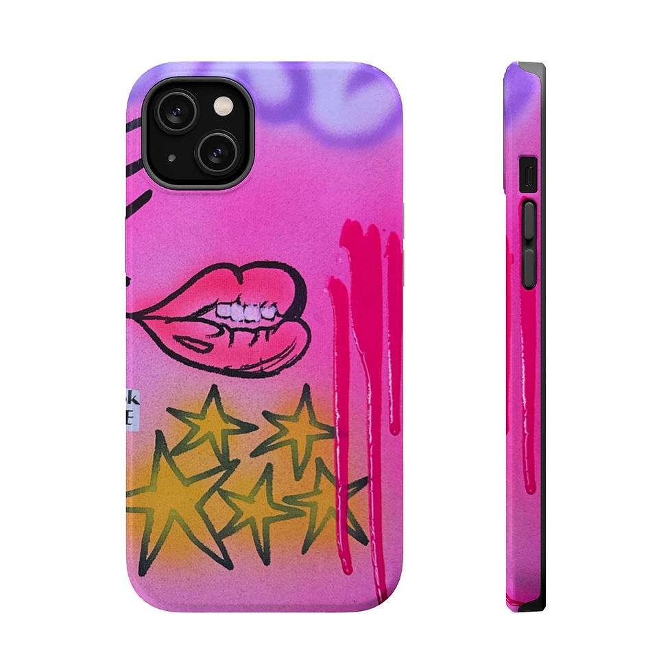 Thumbnail: MagSafe "star drip" airbrush iPhone case 