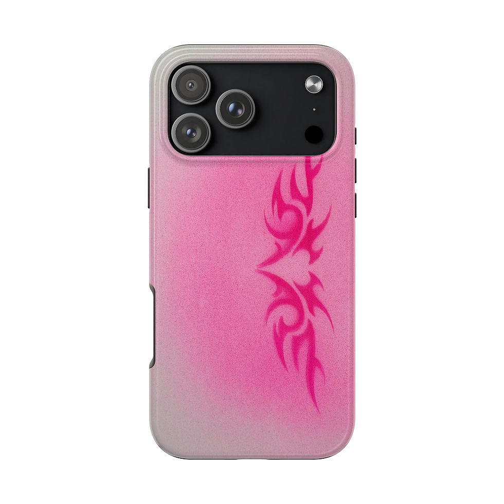 Thumbnail: limited edition "trampstamp" airbrush iPhone case