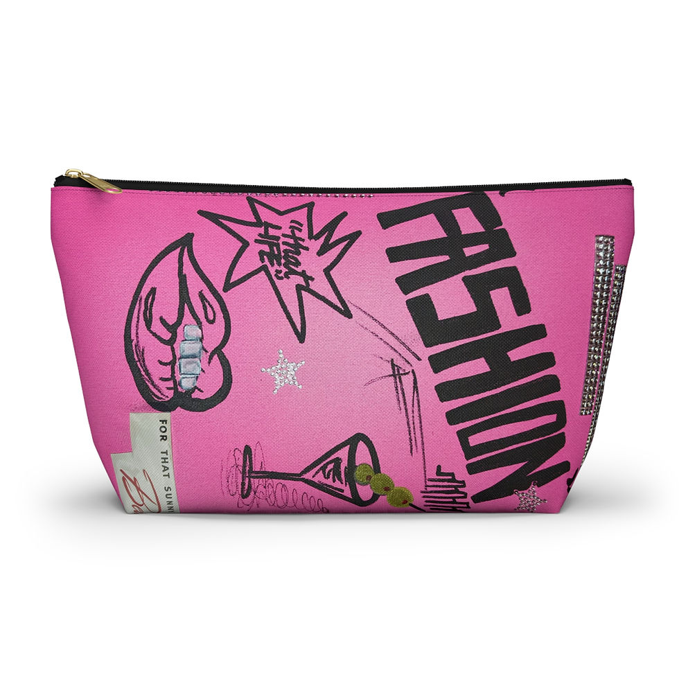 Thumbnail: "high fashion" airbrush makeup pouch