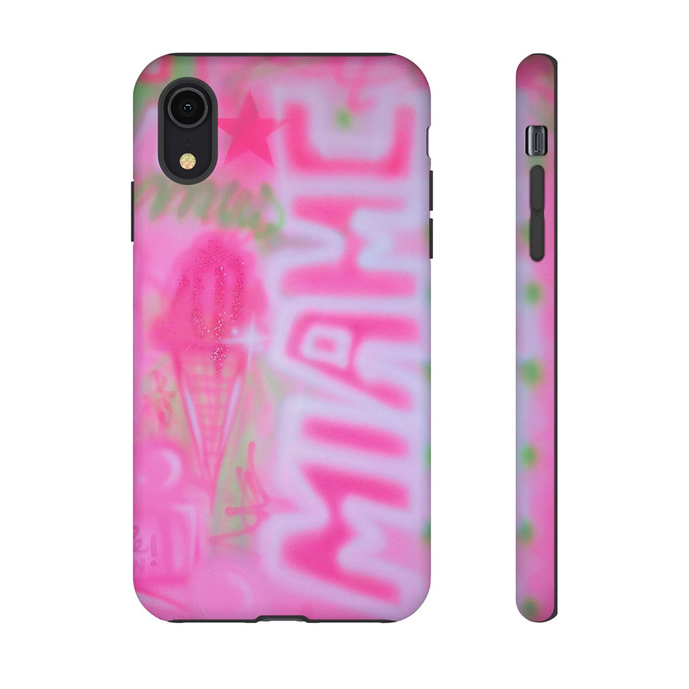 Thumbnail: "sunset sorbet" airbrush iPhone case