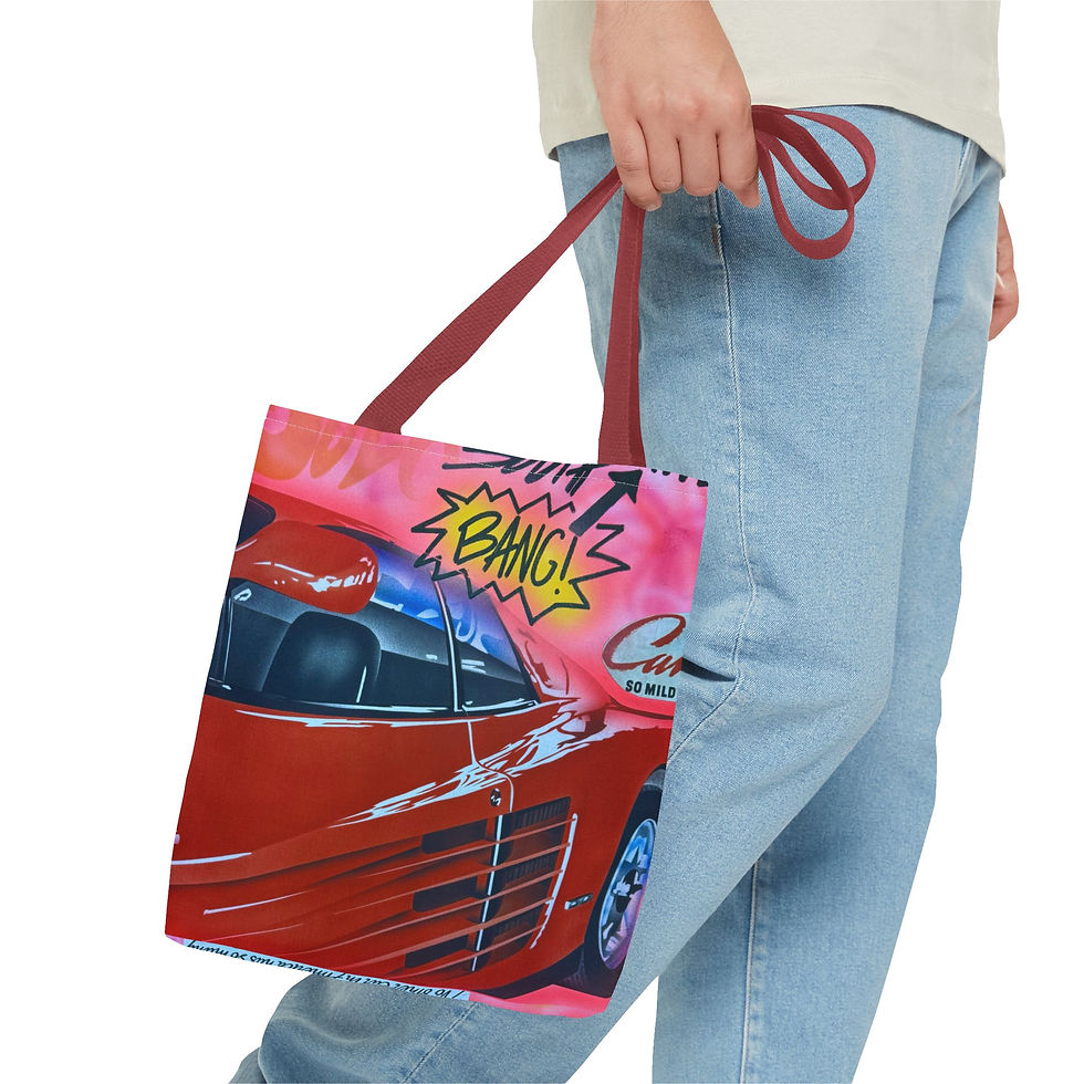 Thumbnail: "miami momentos" airbrush tote bag