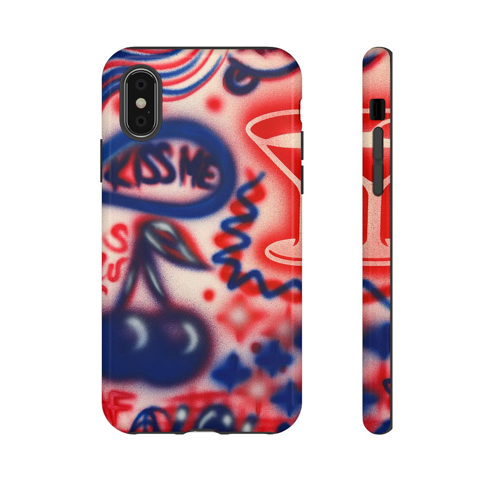 Thumbnail: "martini vibes!" airbrush iPhone case