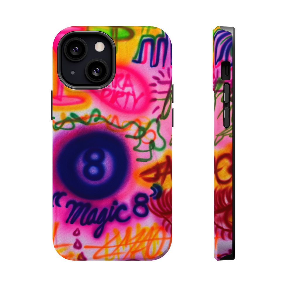 Thumbnail: MagSafe "colorful chaos" airbrush iPhone case 