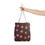 Thumbnail: "cherry mocha polka dot" airbrush tote bag