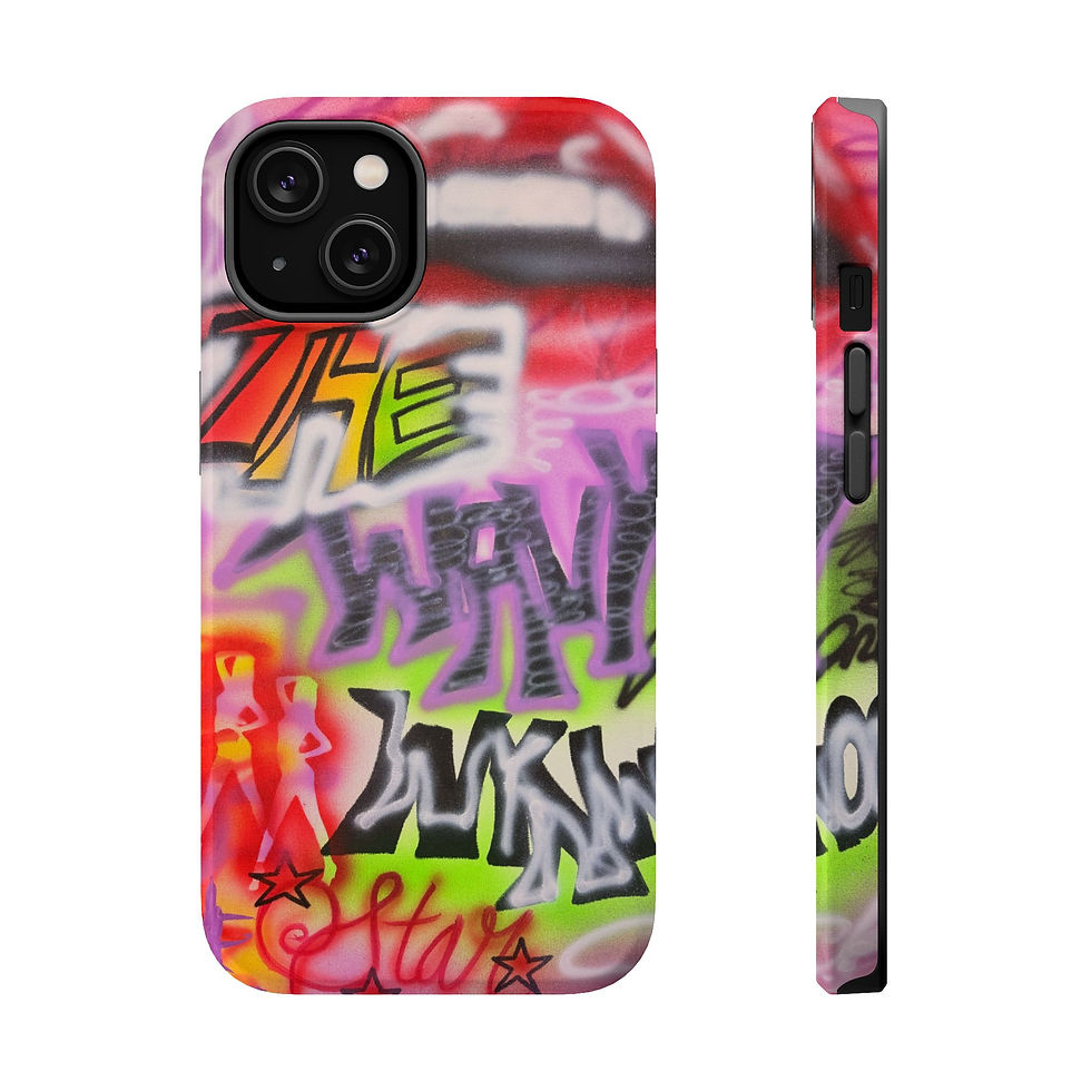 Thumbnail: MagSafe "wynwood gold" airbrush iPhone case 