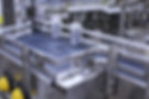 can conveyor with accumulation table