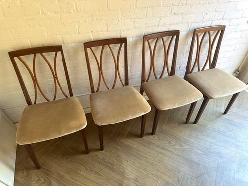 G Plan 'Fresco' Teak chairs Vintage Retro mid century original