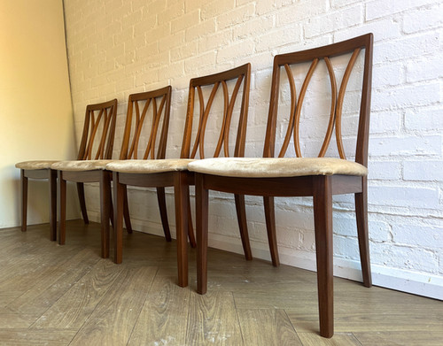 G Plan 'Fresco' Teak chairs Vintage Retro mid century original
