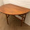 Thumbnail: Mid Century Drop leaf Folding Table round oval 1960s 1970s Vintage original