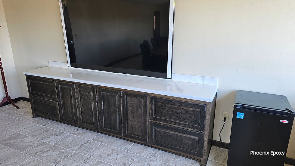 Epoxy Credenza Soft Tan