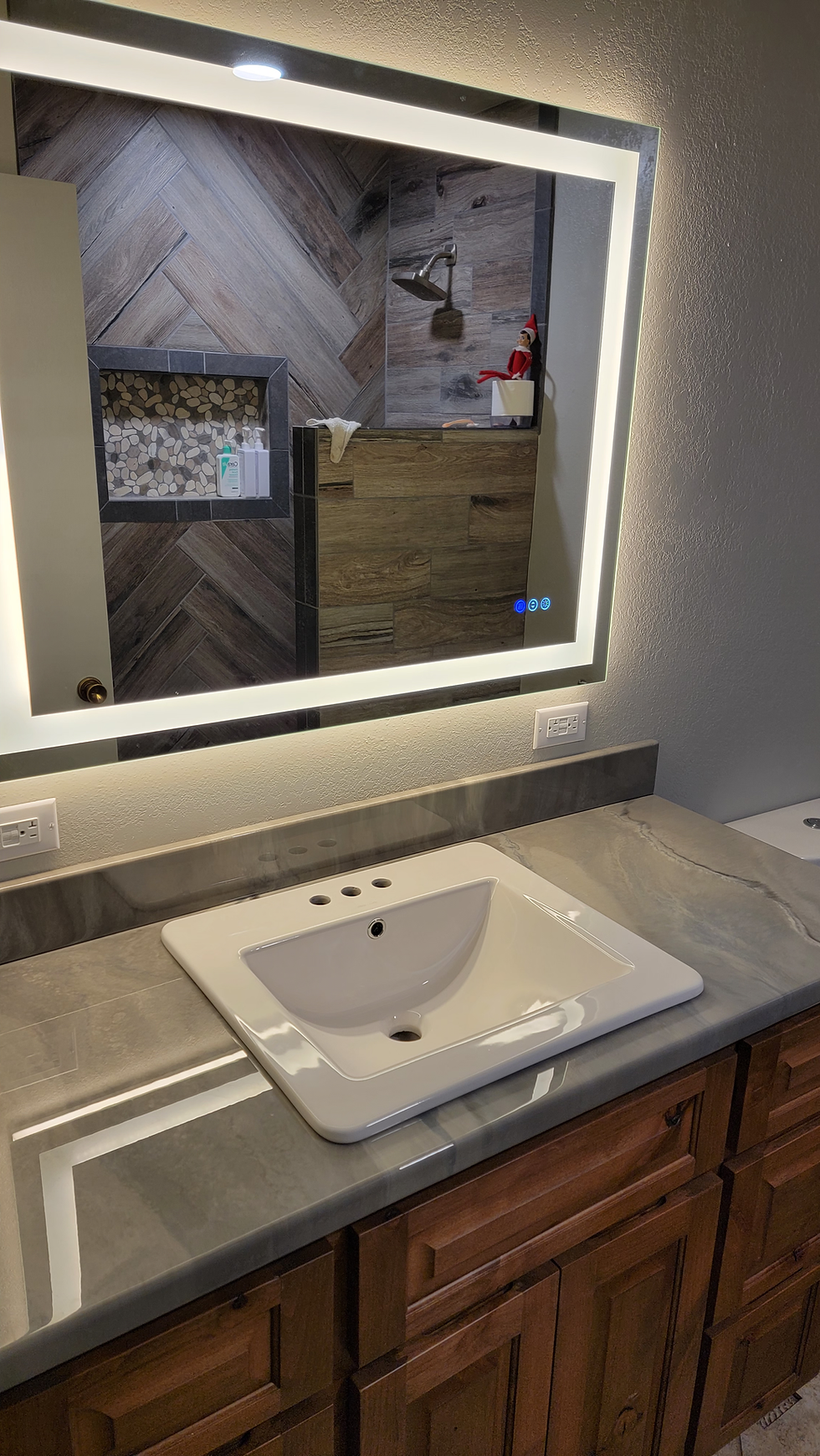 Epoxy Vanity Grey