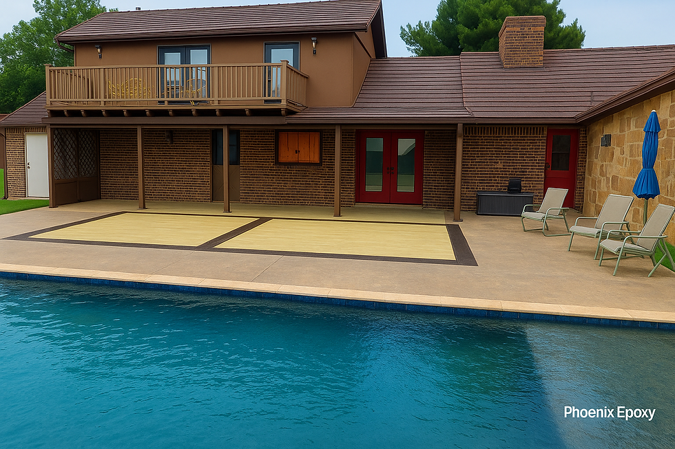 Wood Plank Decorative Concrete