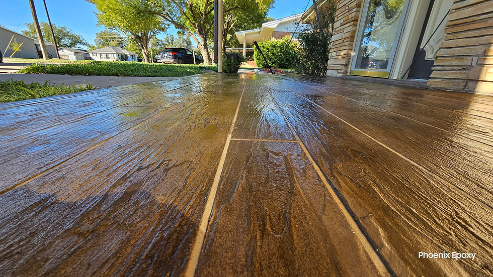 Wood Plank Decorative Concrete 3
