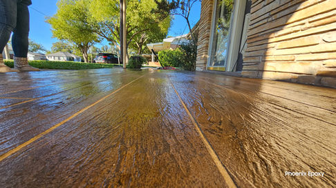 Wood plank decorative concrete
concrete overlay