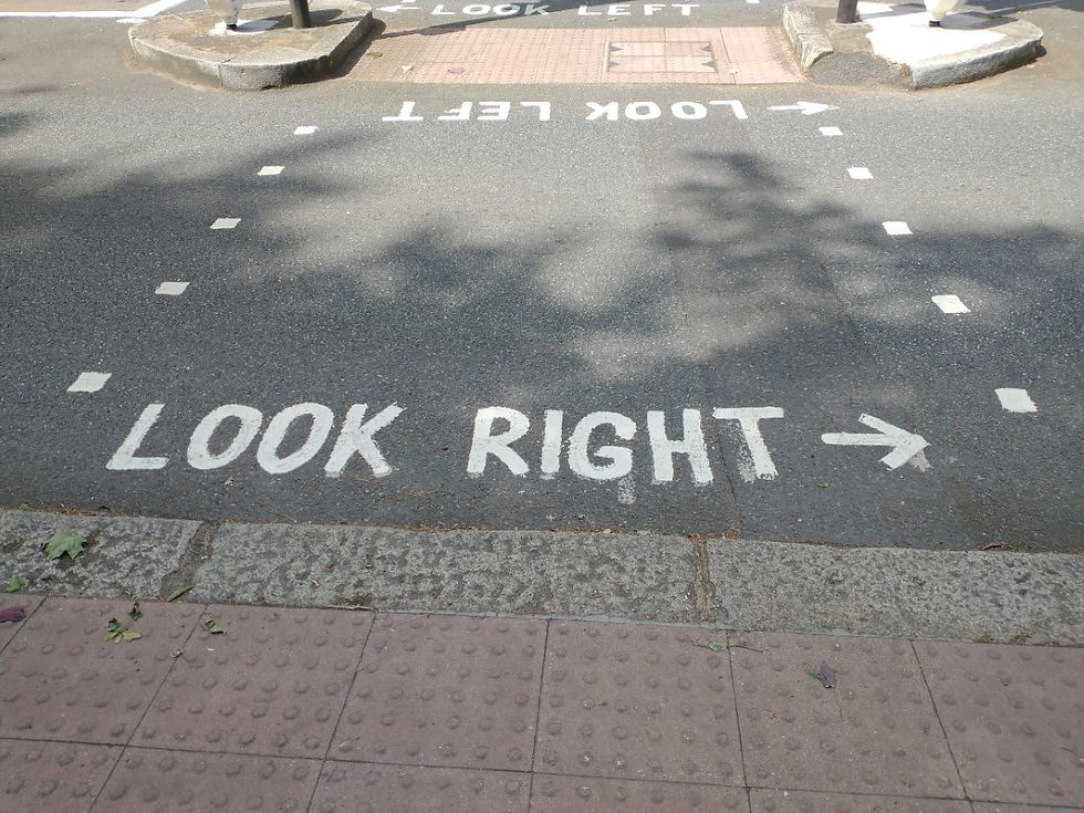 I’m sure these reminders on London streets save many lives. I wish there were everywhere in the UK.