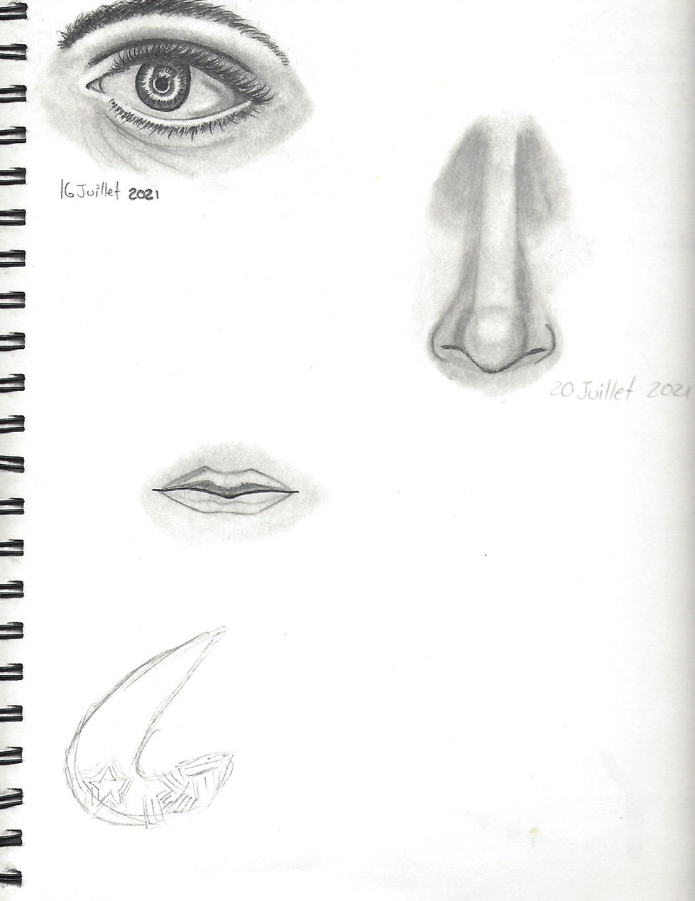 Oeil, nez, bouche