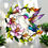 Thumbnail: Faux Stained Glass Acrylic Art – 8" Hummingbird & Floral Window Panel