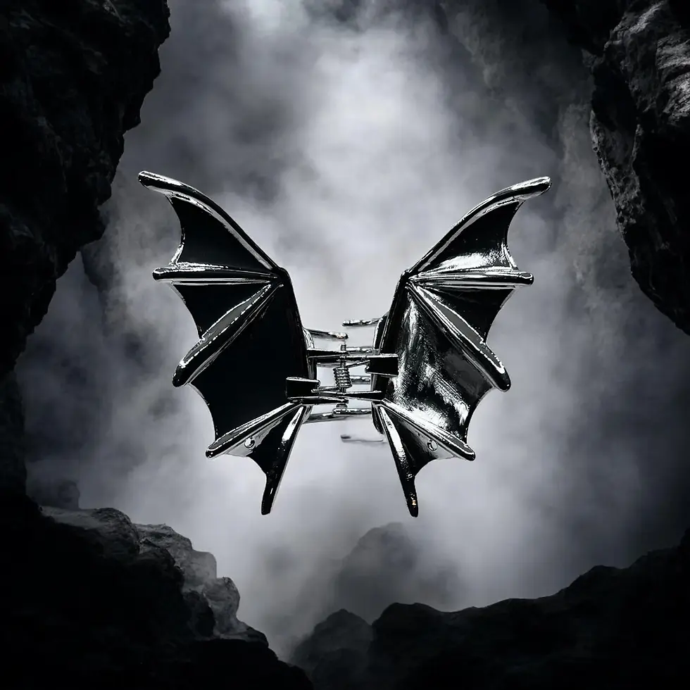 Gothic Bat Wing Hair Clip – Dark Aesthetic Hair Accessory