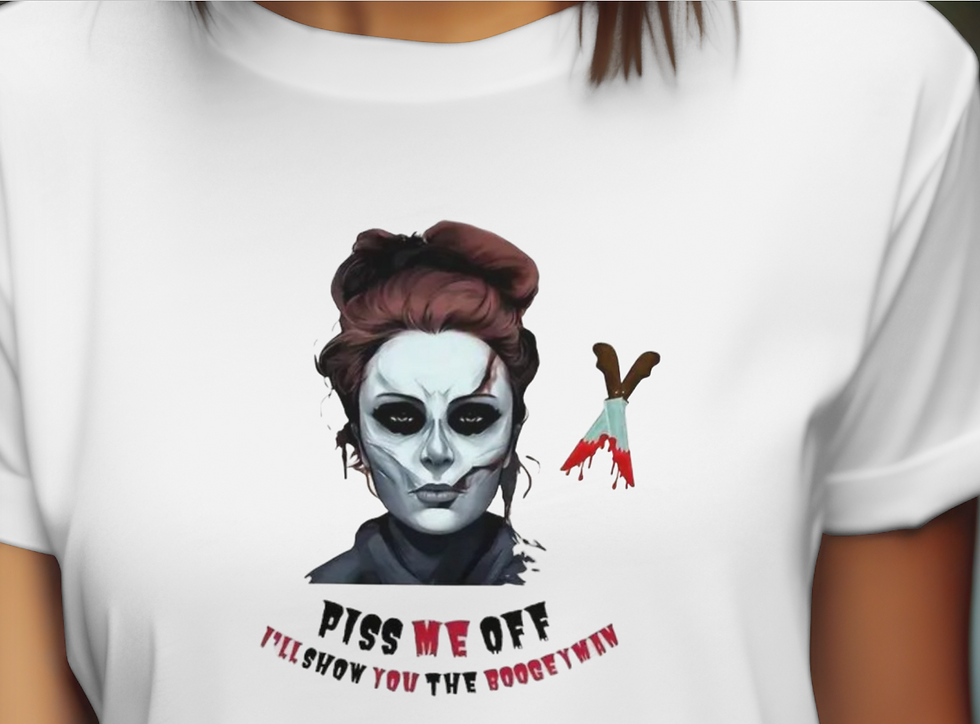 "Piss Me Off, I'll Show You the Boogeyman" Horror-Inspired Art Design