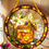 Thumbnail: "Honeybee Stained Glass-Style Acrylic Suncatcher - 8in Round Window Decor"