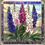 Thumbnail: Acrylic Stained Glass Lupine Suncatcher 2D Flat 8in Window Hanging Panel