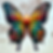 Stained Glass Butterfly Sticker 4” BOPP Vinyl Decal Colorful Nature Laptop Water Bottle