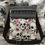 Thumbnail: Gothic Skull & Floral Crossbody Bag - Boho Punk Shoulder Purse - Edgy & Stylish
