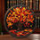 Thumbnail: 8" Autumn Tree Suncatcher – 2D Flat Acrylic Window Decor, Stained Glass Style