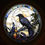 Thumbnail: Gothic Raven Sun Catcher Round Acrylic Window Hanging Moon Crow Home Decor