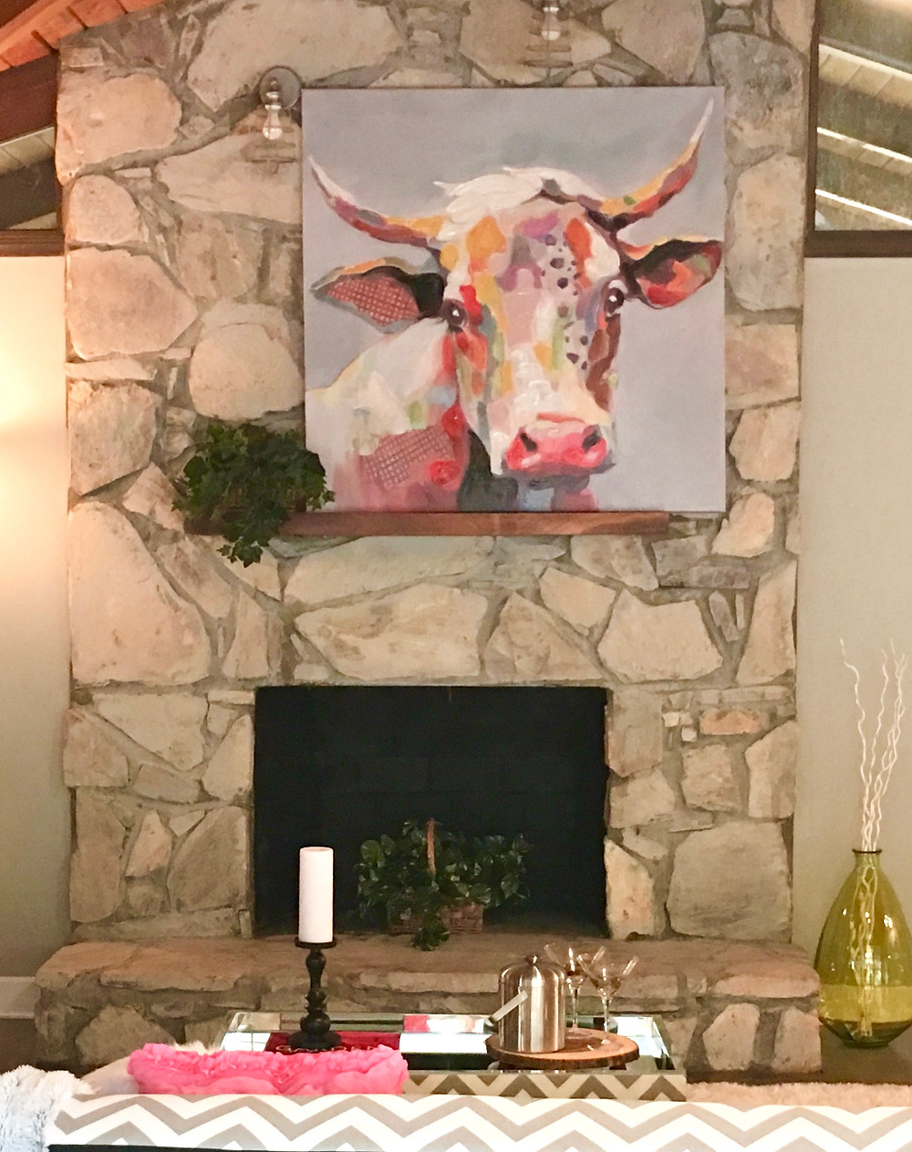 Add something modern and unexpected to update a traditional home