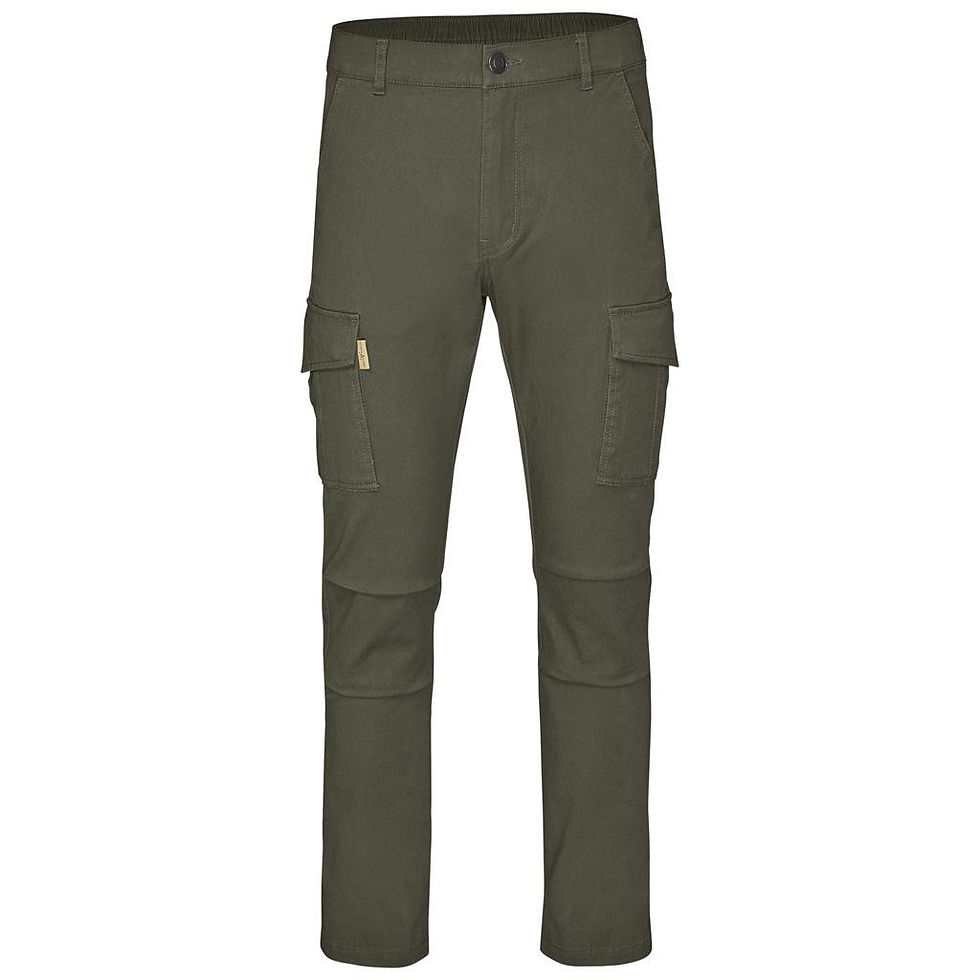 Mens Olive Cargo Pants