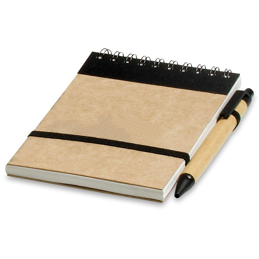 A6 Notebook & Pen Plain
