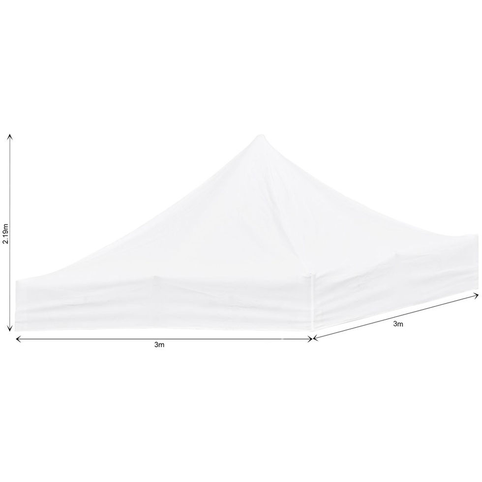Sublimated Gazebo 3m x 3m - Roof Excl Hardware Plain