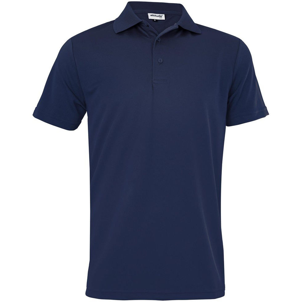 Golfer shortsleeve navy mens