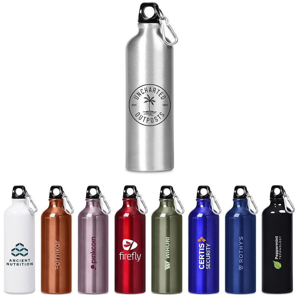 Altitude Solano Aluminium Water Bottle - 750ml Branded