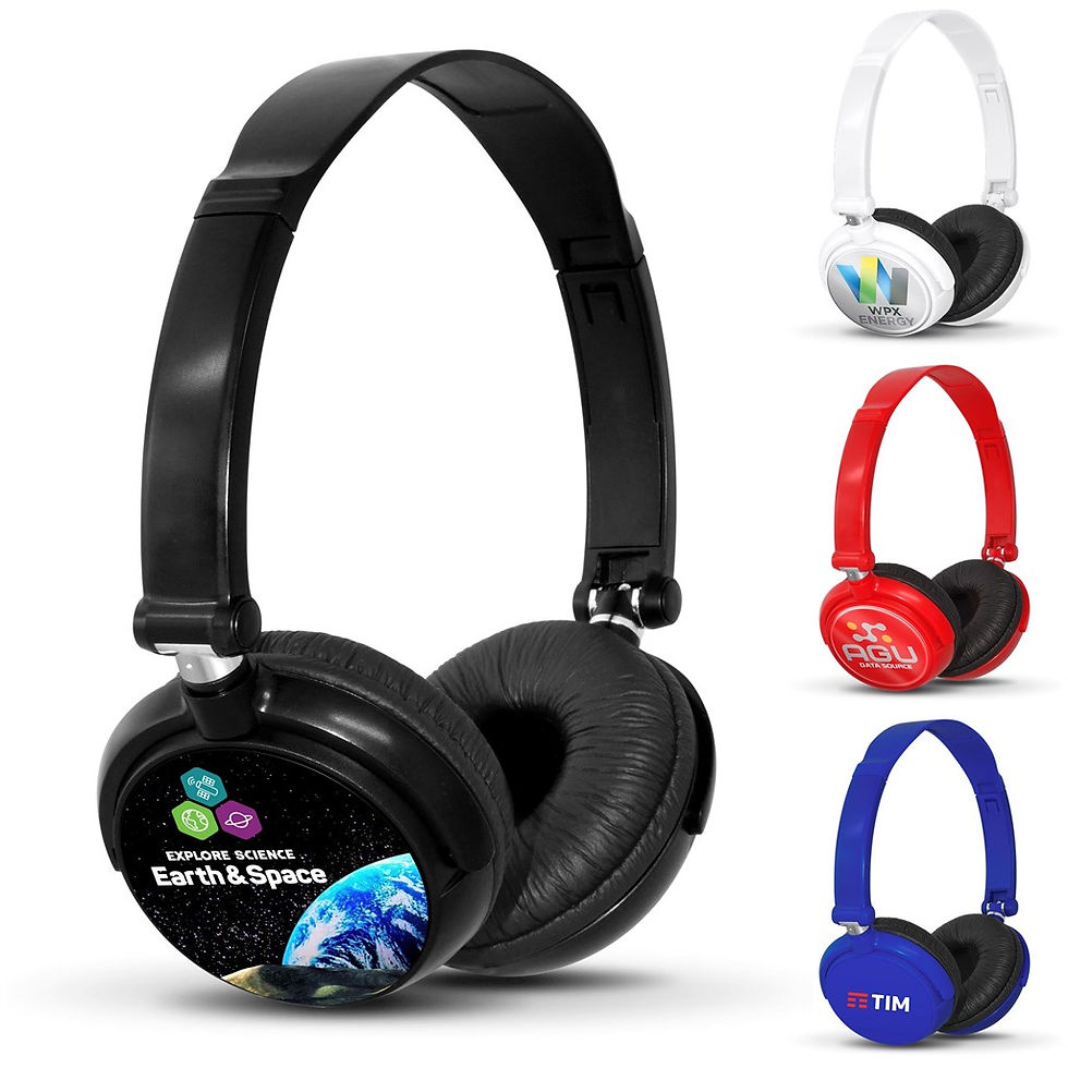 Omega Wired Headphones Ad