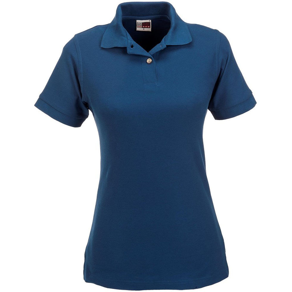 Golfer Short Sleeve Blue Womens