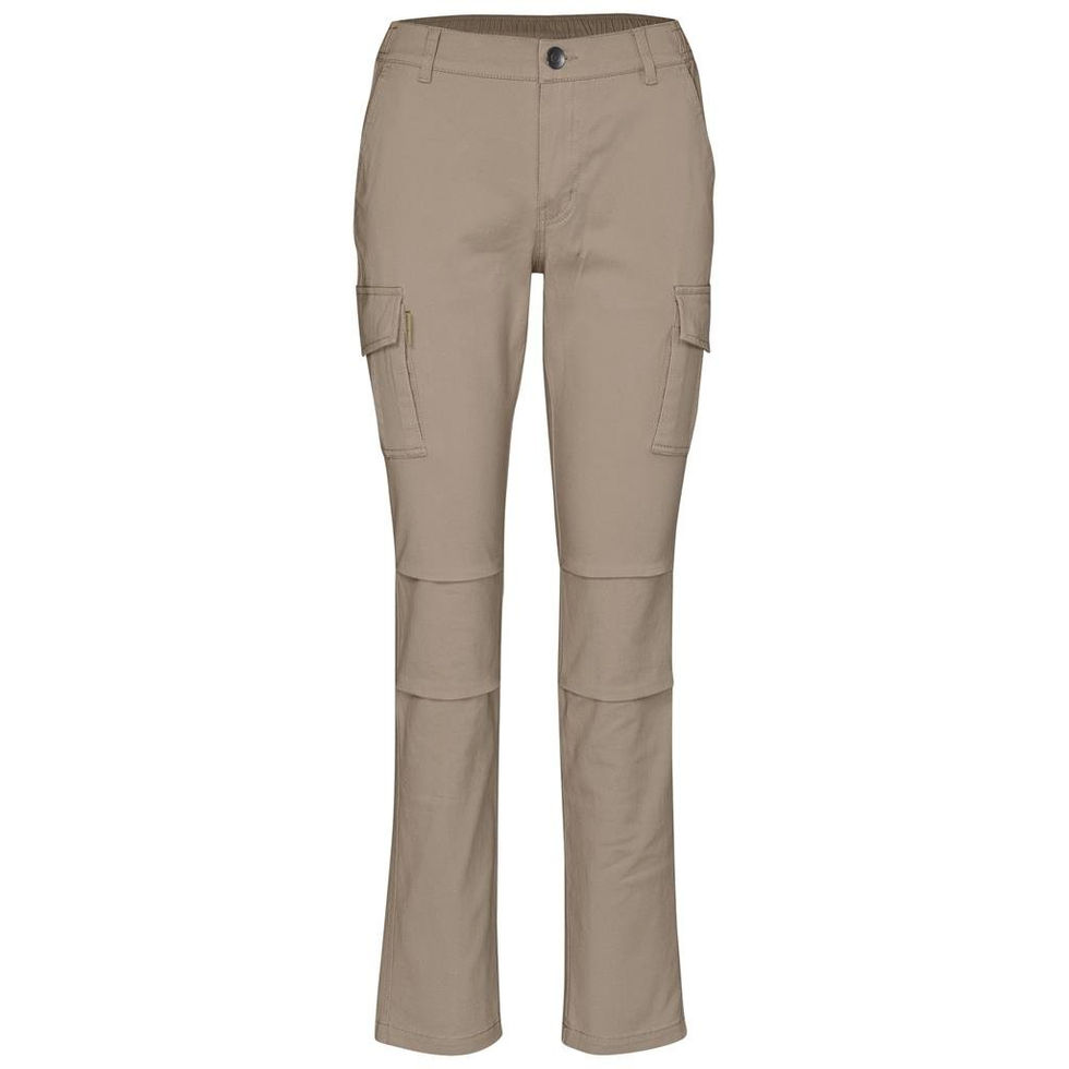 Womens Khaki Cargo Pants